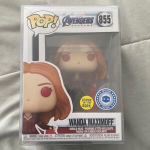 Funko Pop Marvel - Wanda Maximoff (Glows in the Dark) 855 pop in a box exclusive